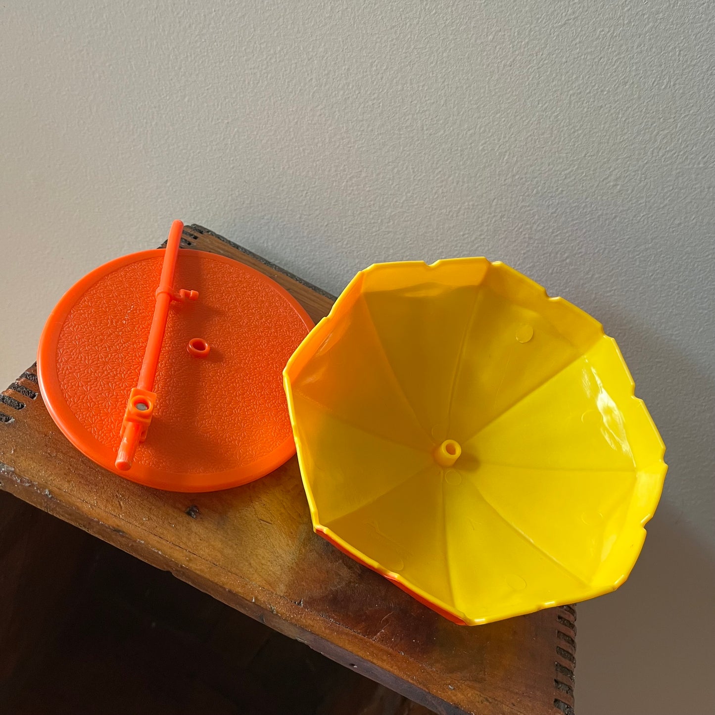 Vintage 70s Mattel Barbie Summer Umbrella & Patio Chairs