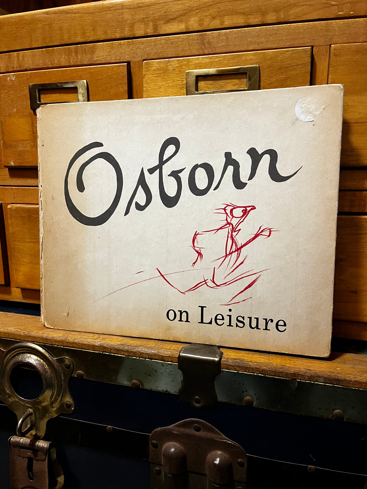 Vintage 1957 Osborn On Leisure Hardcover Book