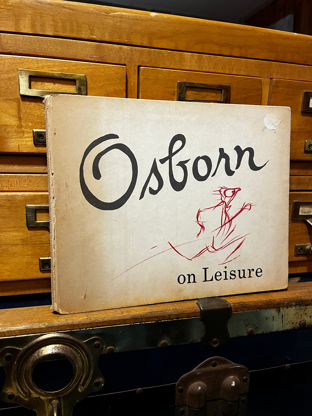 Vintage 1957 Osborn On Leisure Hardcover Book