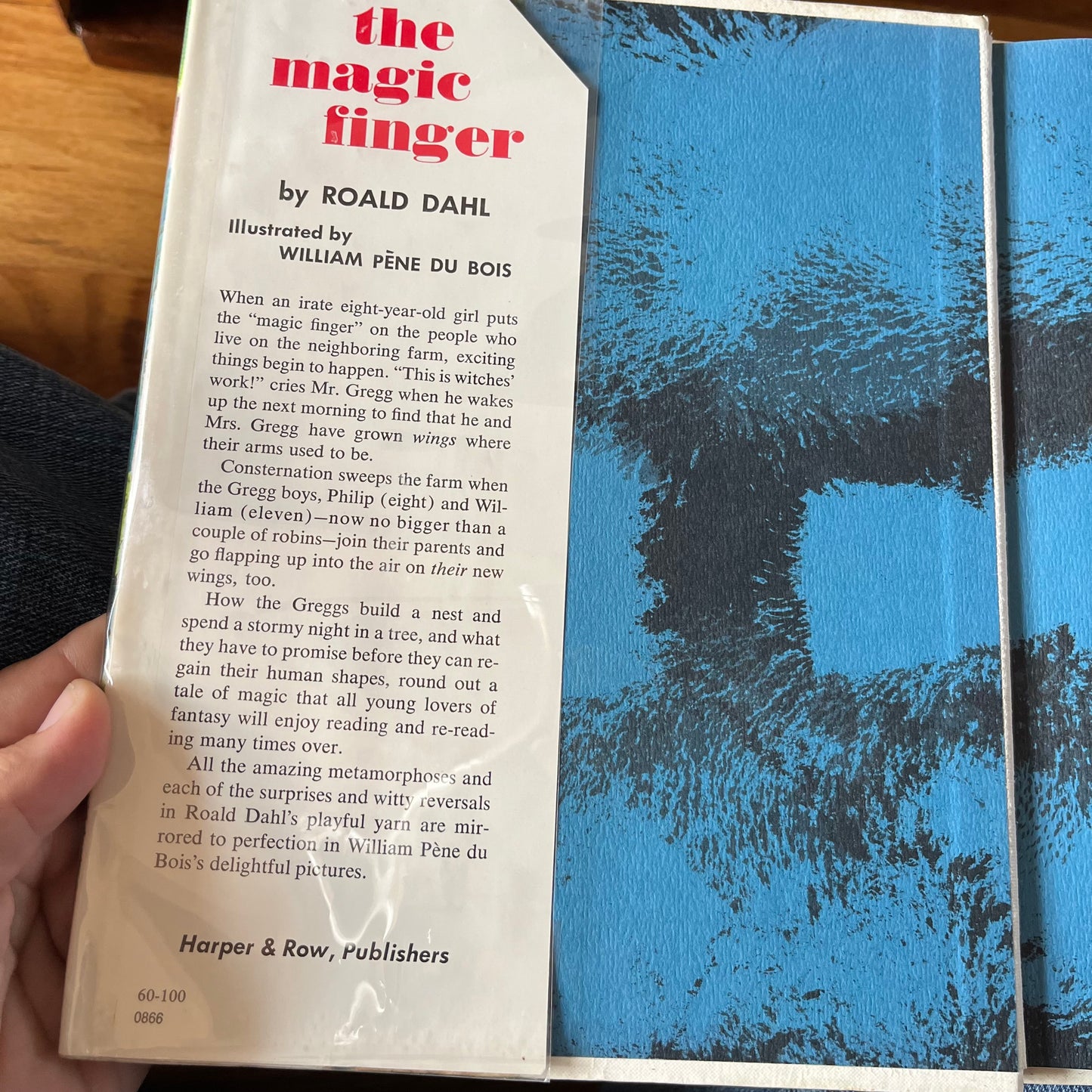 Vintage Roald Dahl The Magic Finger Hardcover Book