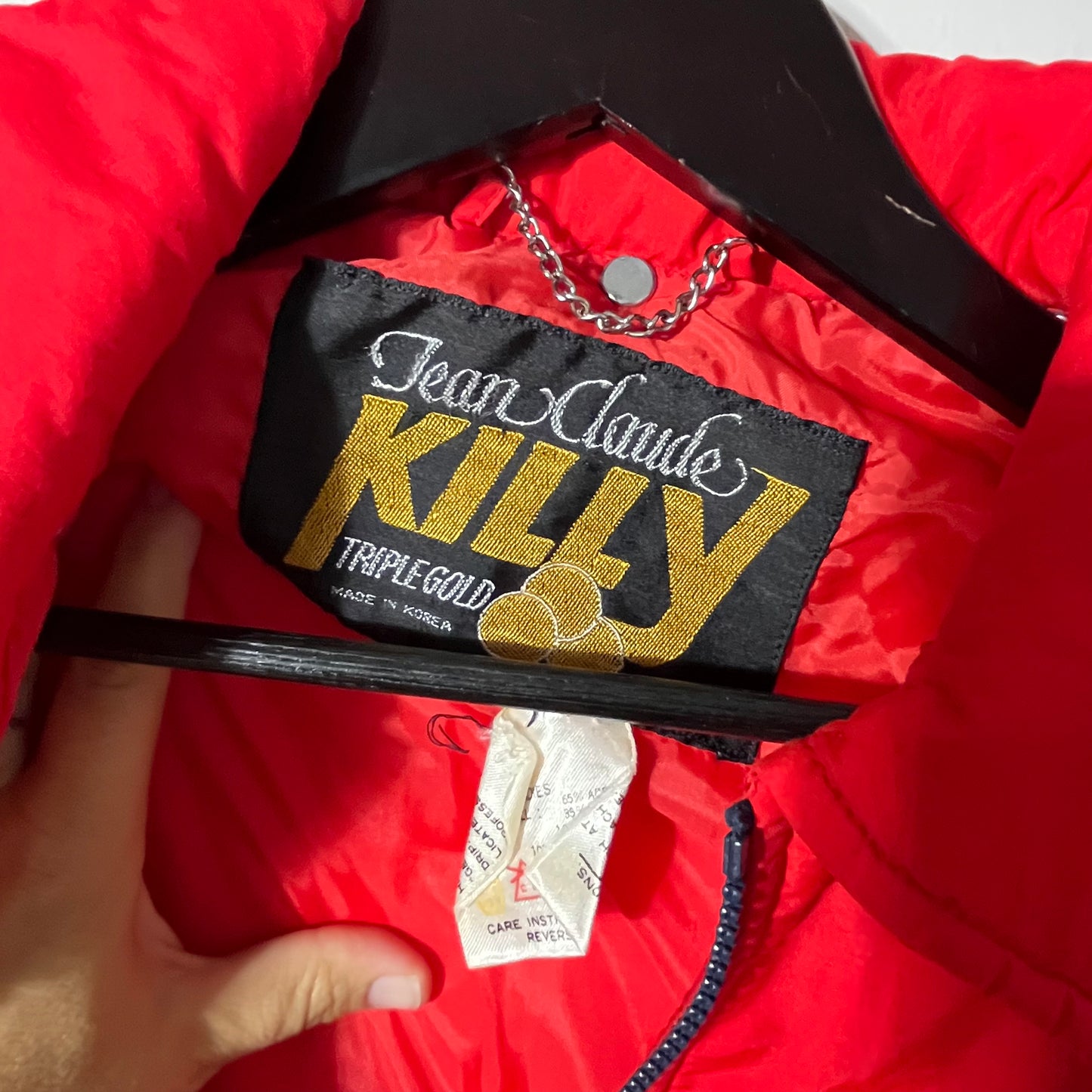 Vintage Jean Claude Killy Red Ski Bunny Jacket