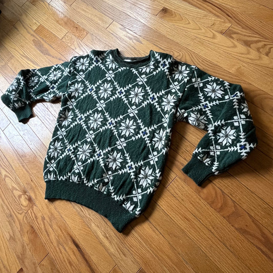Vintage 90s Claiborne Cotton Knit Sweater