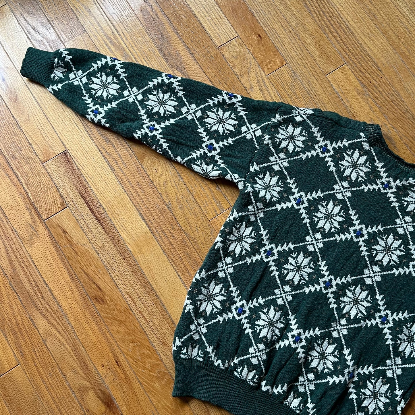 Vintage 90s Claiborne Cotton Knit Sweater