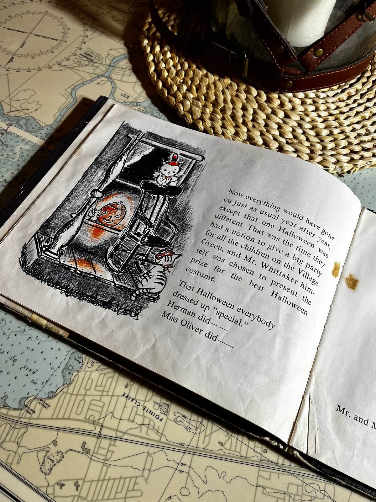 Vintage 1958 Georgie’s Halloween Book
