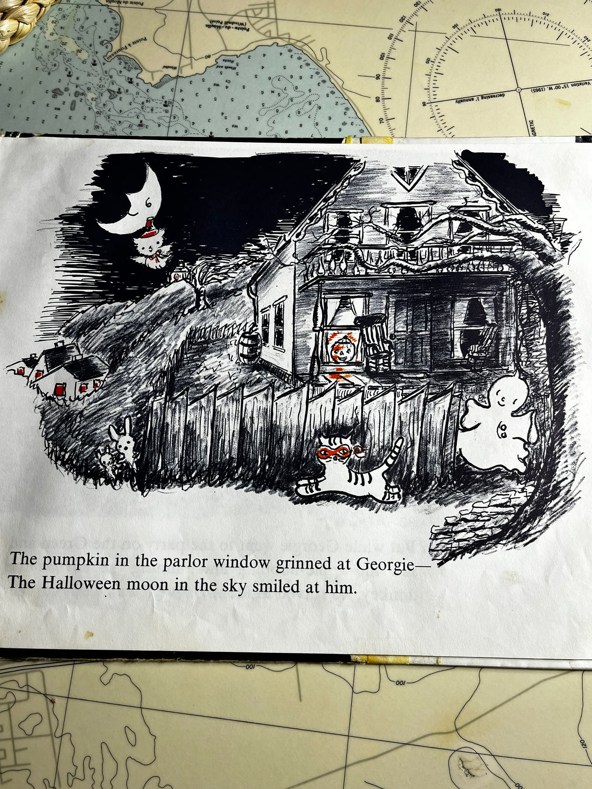 Vintage 1958 Georgie’s Halloween Book