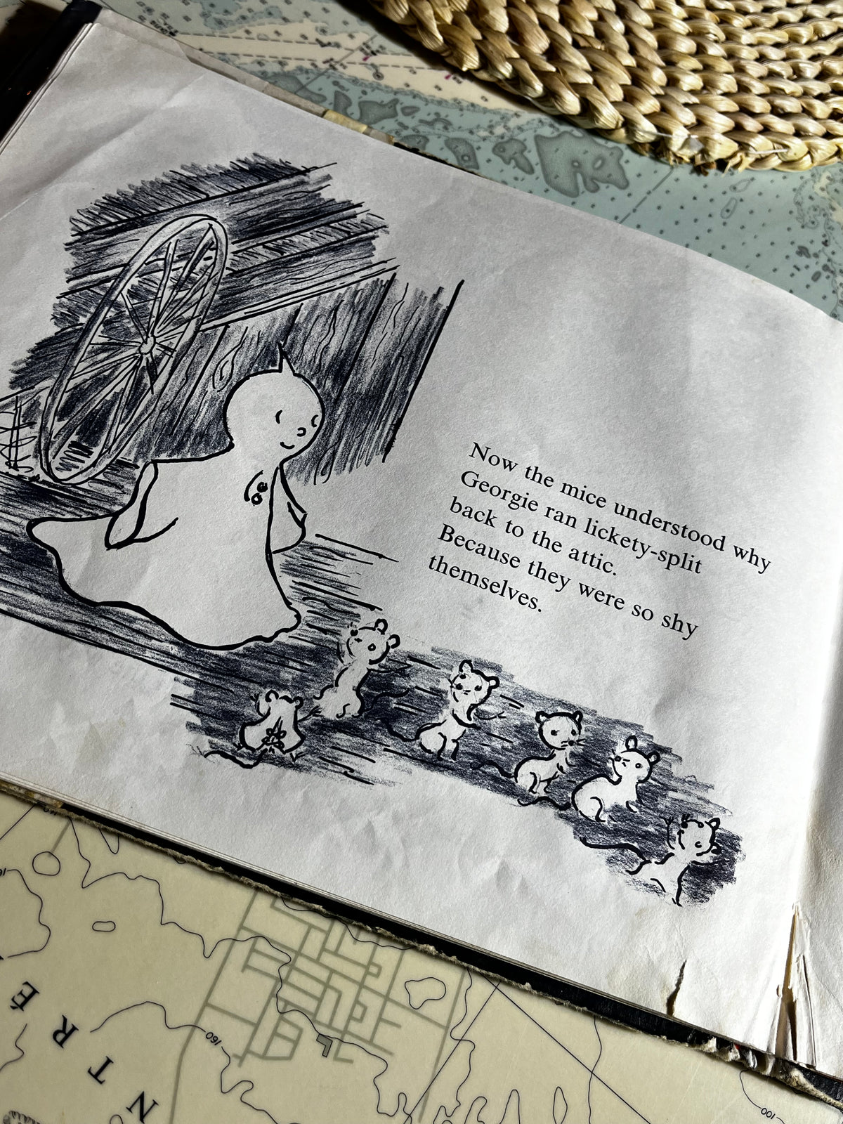 Vintage 1958 Georgie’s Halloween Book