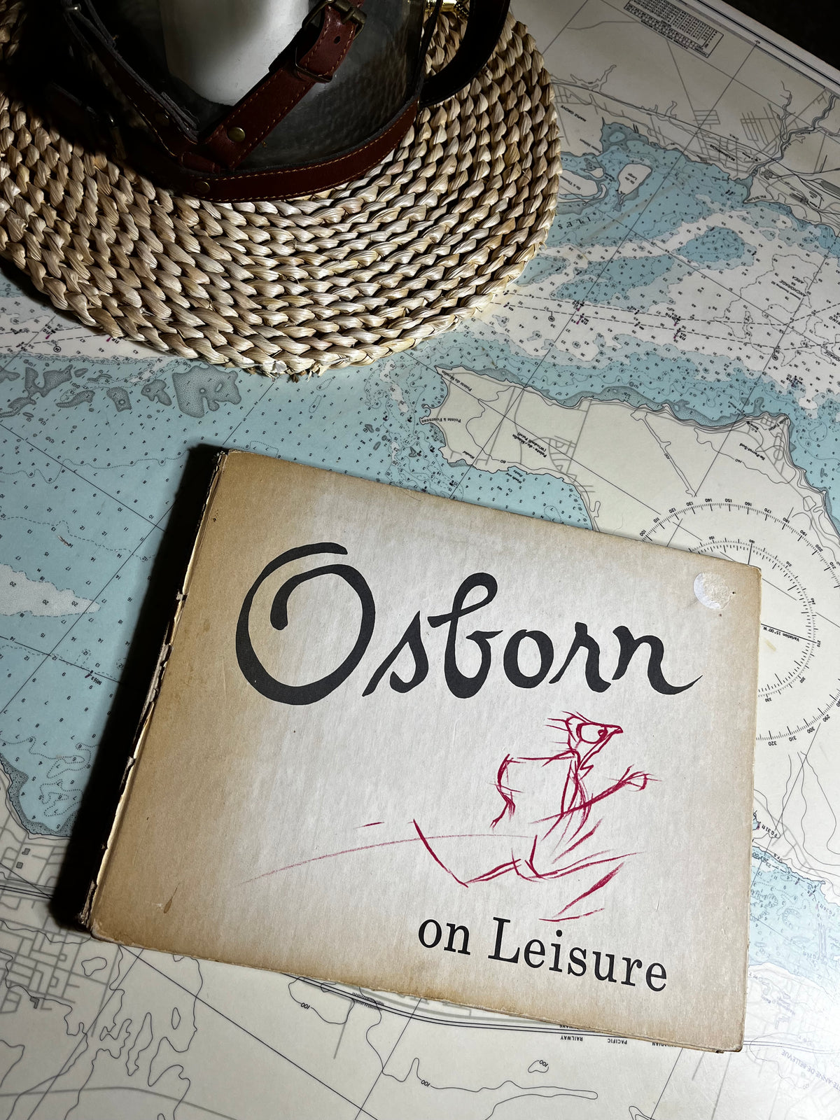 Vintage 1957 Osborn On Leisure Hardcover Book