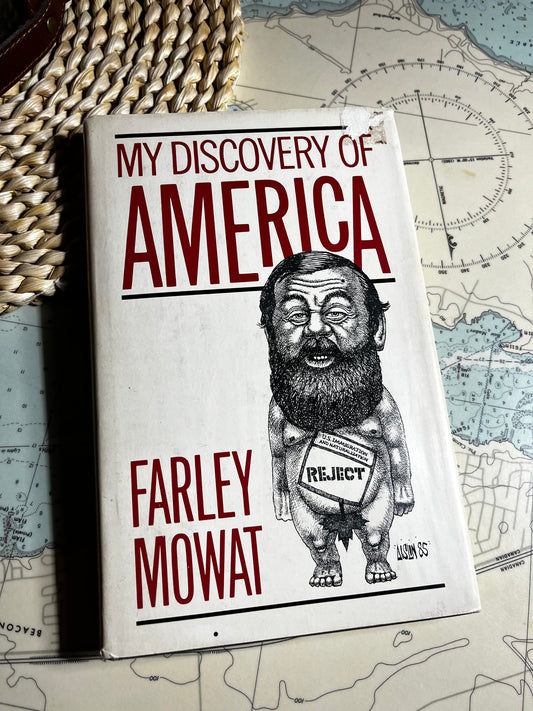 Vintage 1985 My Discovery of America by Farley Mowat