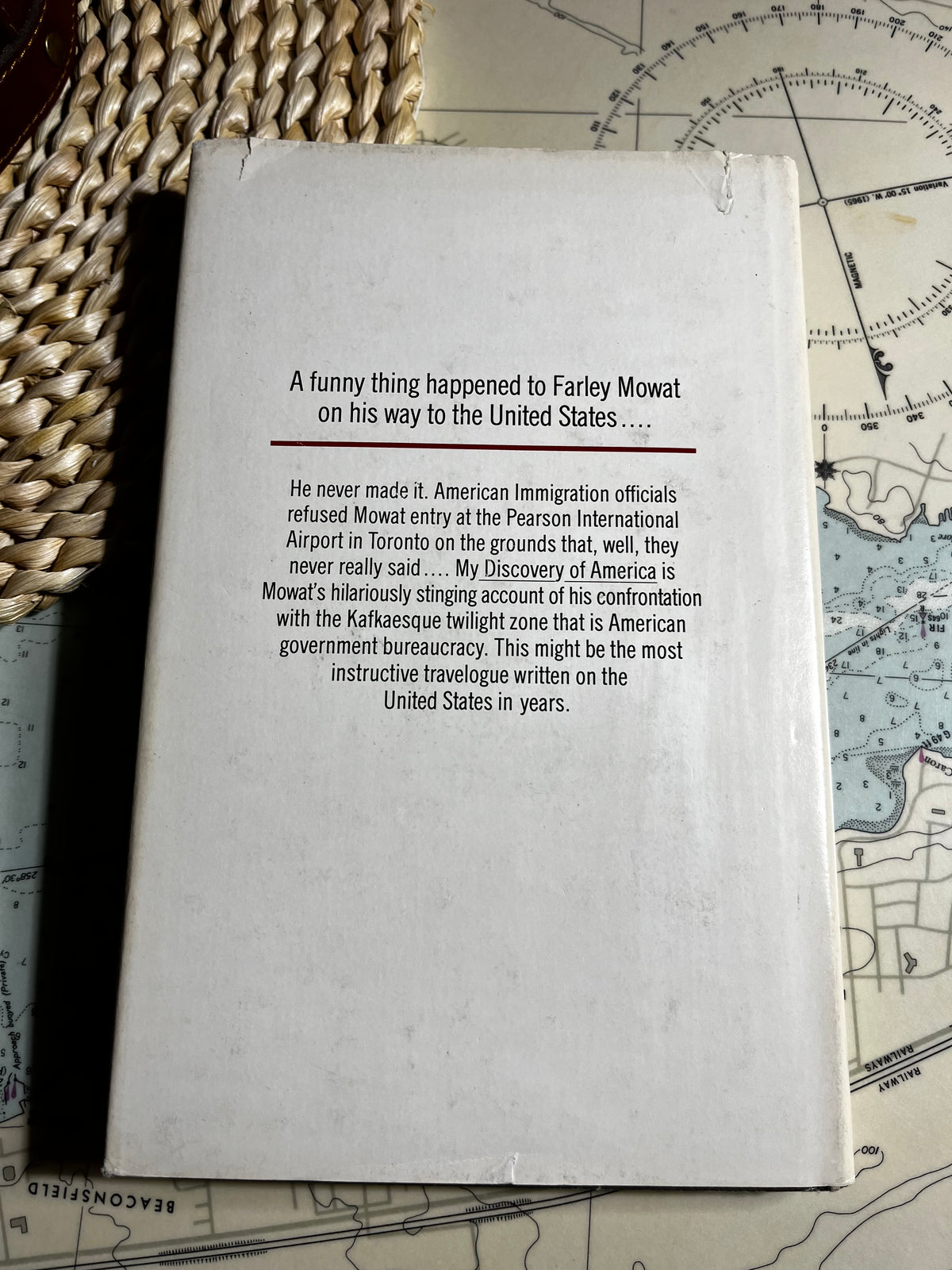 Vintage 1985 My Discovery of America by Farley Mowat