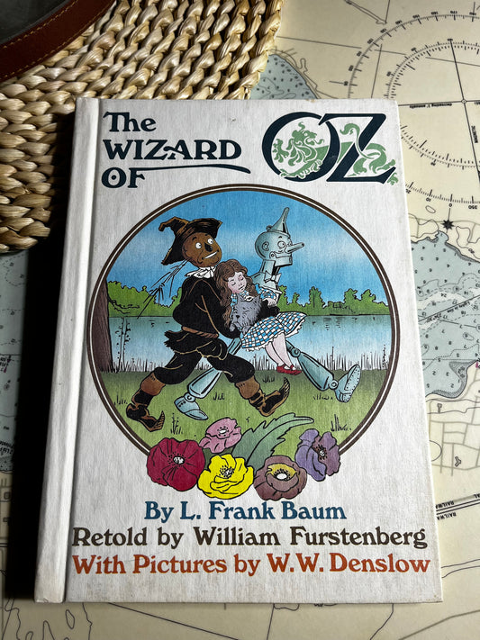 Vintage 1984 The Wizard of Oz By L. Frank Baum Illustrated Hardcover Book