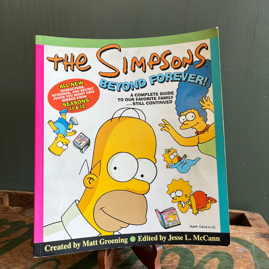 Vintage 2002 The Simpsons Beyond Forever First Edition Book