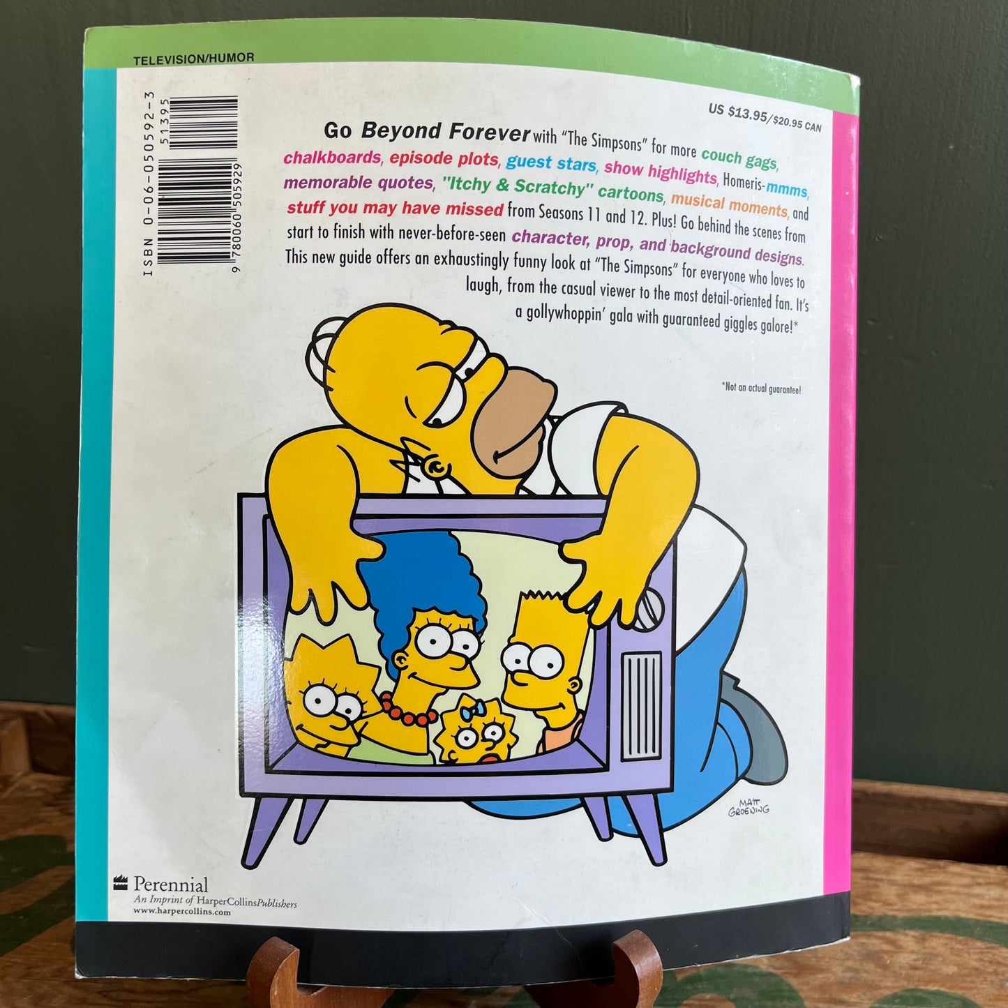 Vintage 2002 The Simpsons Beyond Forever First Edition Book