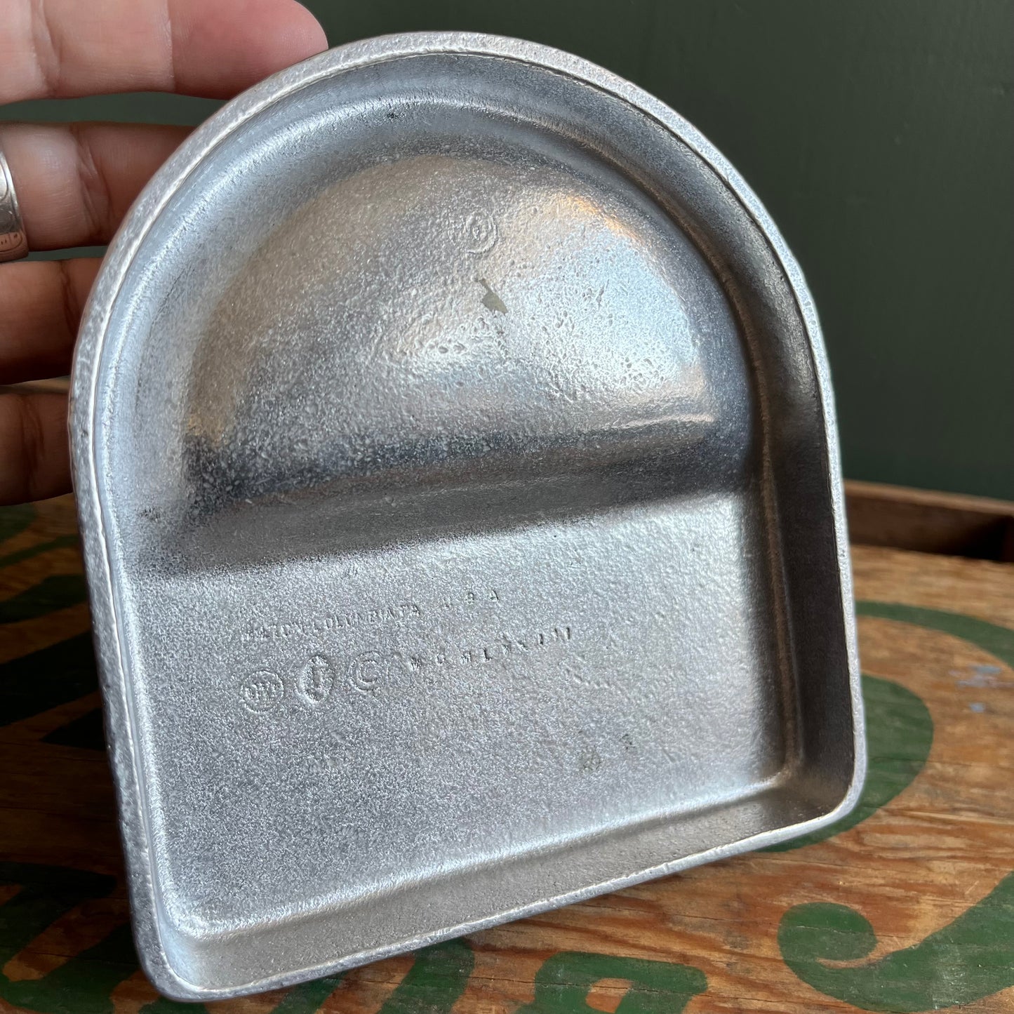 Vintage Wilton-Columbia Pewter Minimalist Ashtray