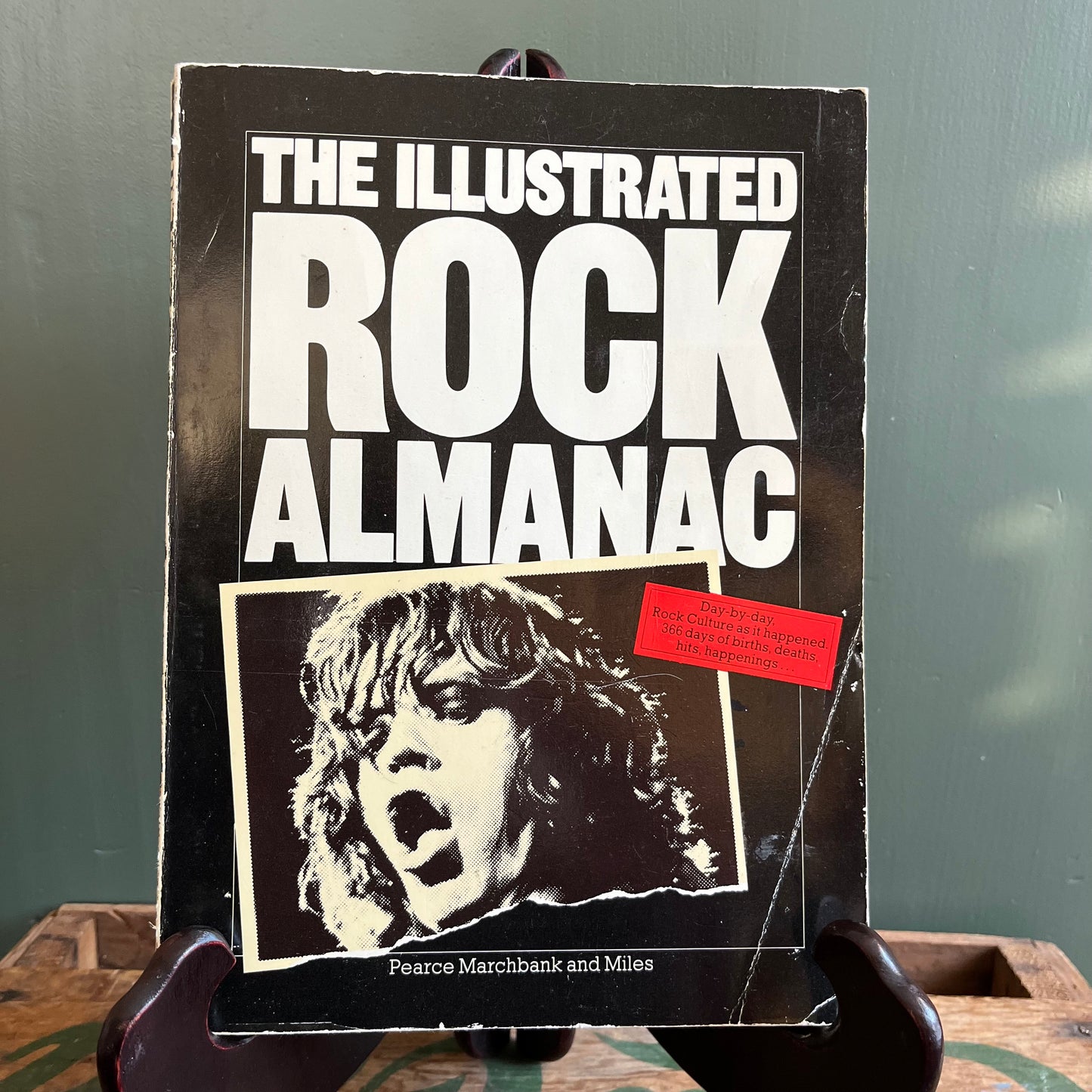 Vintage 1977 The Illustrated Rock Almanac