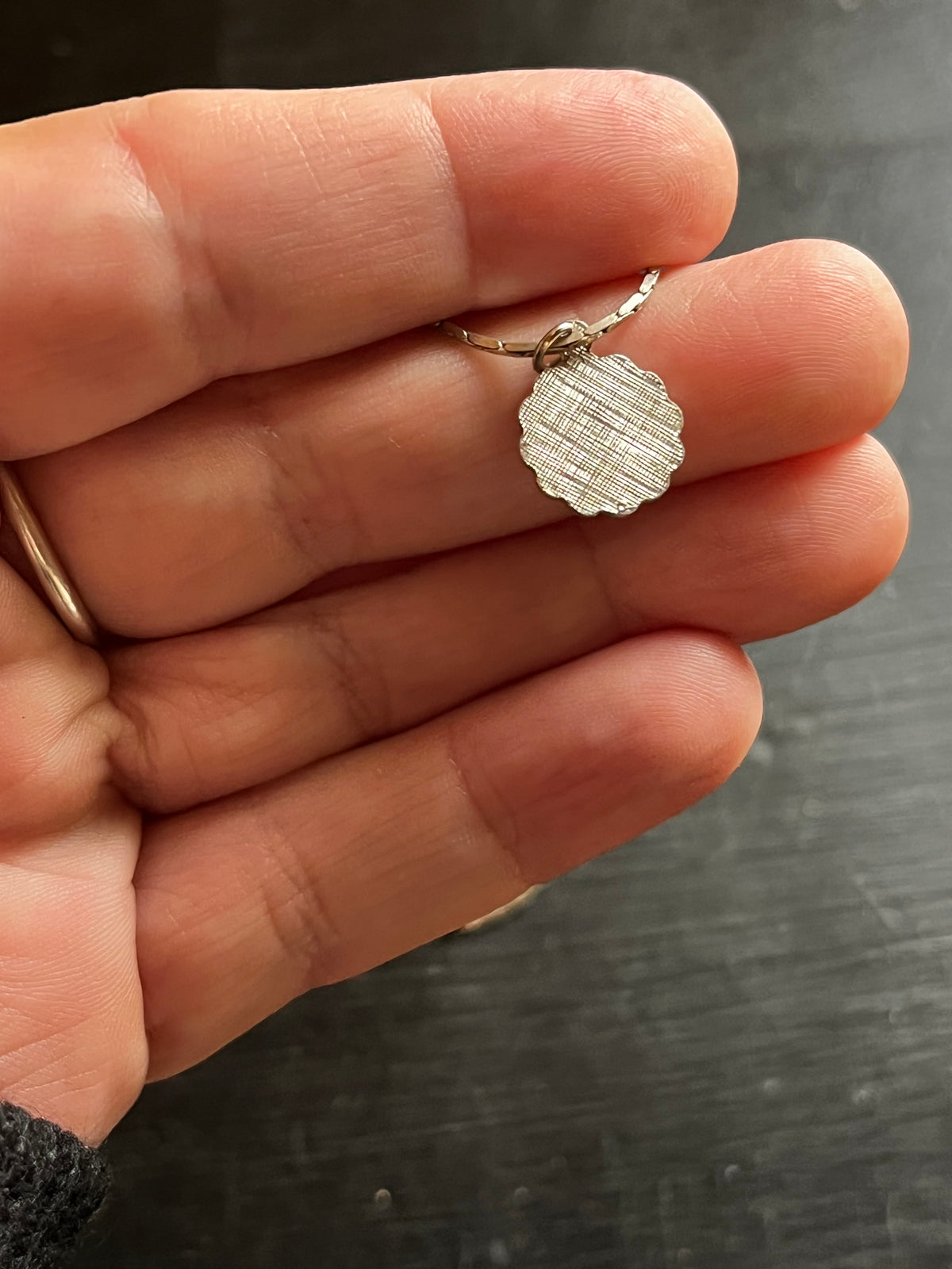 Vintage Silver Sagittarius Charm Necklace
