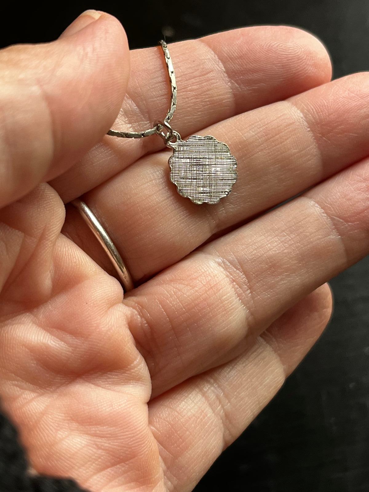 Vintage Silver Sagittarius Charm Necklace