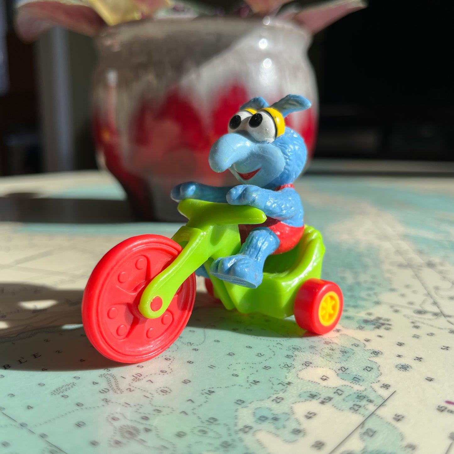 Vintage 1986 Gonzo Tricycle Figurine