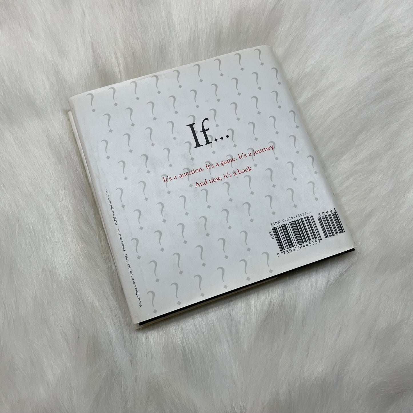 Vintage 1995 If... Questions for the Game of Life Hardcover Book