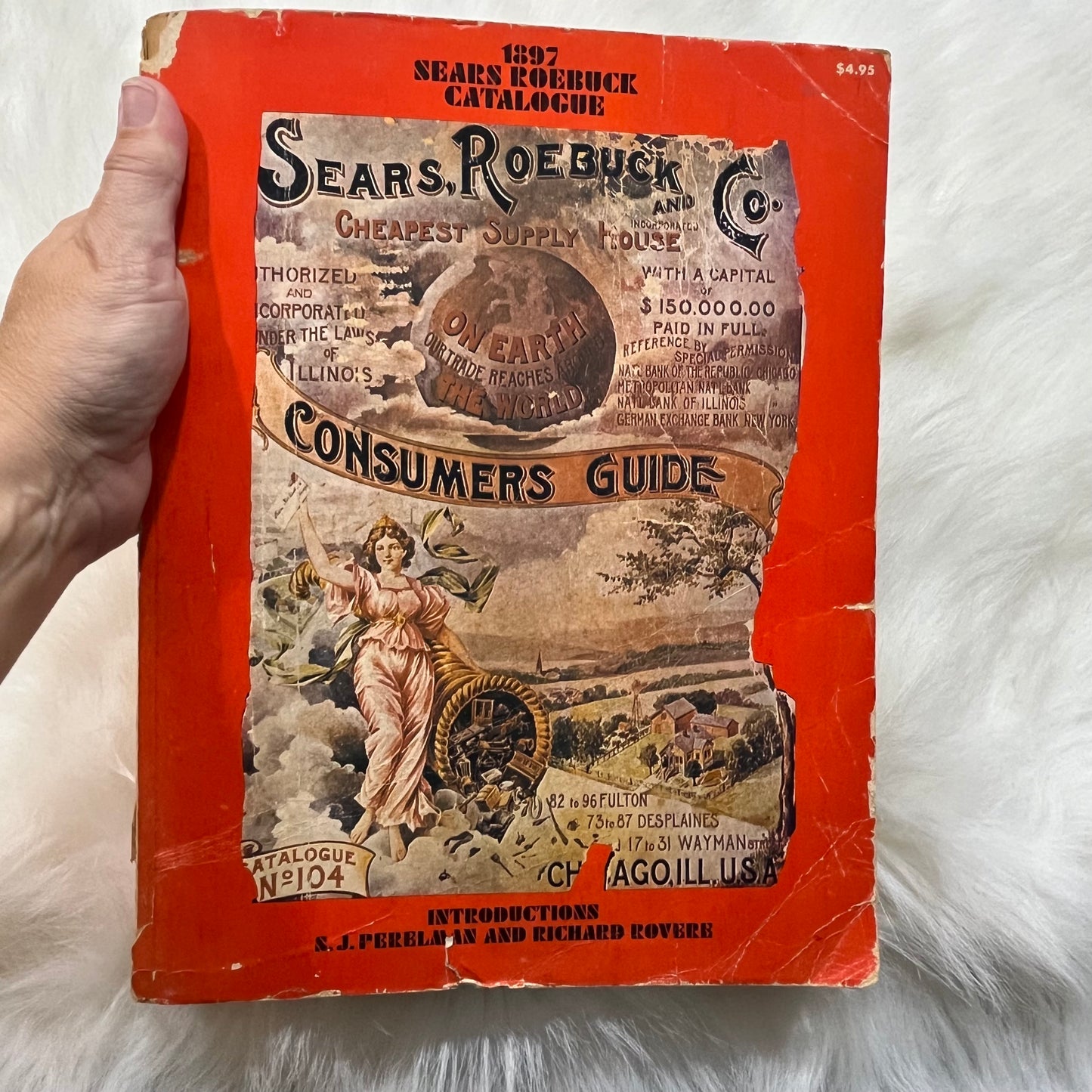 Vintage 1897 Sears Roebuck Consumers Guide Catalog 1968 Reprint