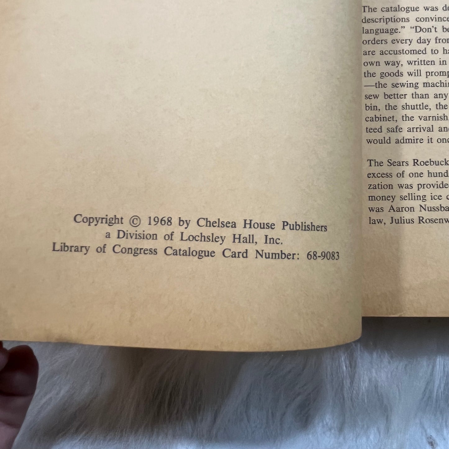 Vintage 1897 Sears Roebuck Consumers Guide Catalog 1968 Reprint