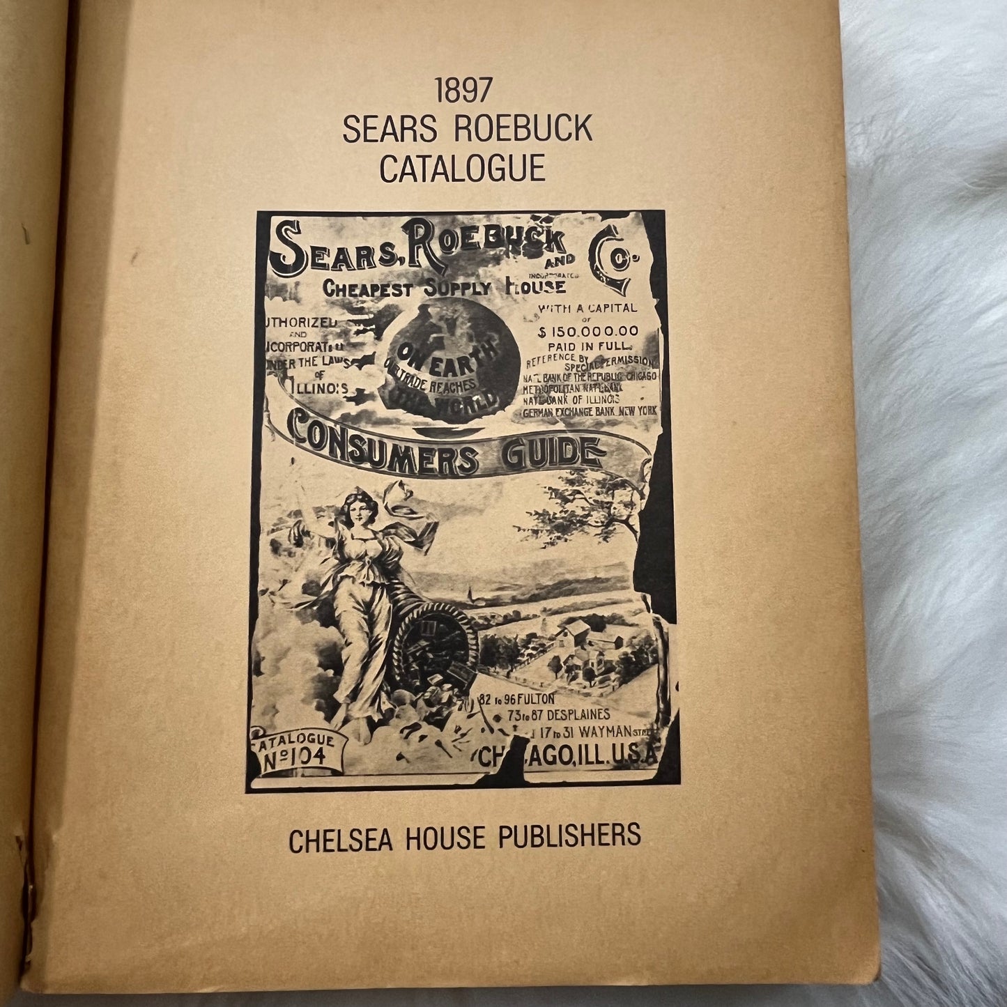 Vintage 1897 Sears Roebuck Consumers Guide Catalog 1968 Reprint