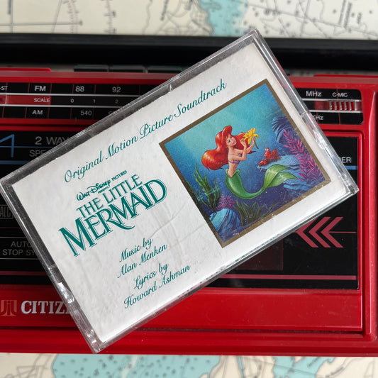 Vintage 1989 Disney The Little Mermaid Soundtrack Cassette Tape