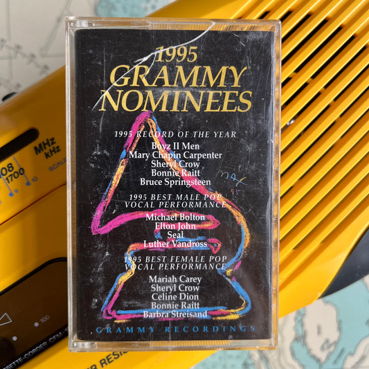 Vintage 1995 Grammy Nominees Cassette Tape Mixtape