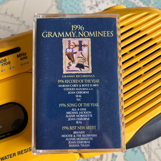 Vintage 1996 Grammy Nominees Cassette Mix Tape