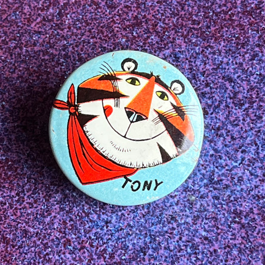 Vintage 50s / 60s Tony the Tiger Button / Pin / Badge