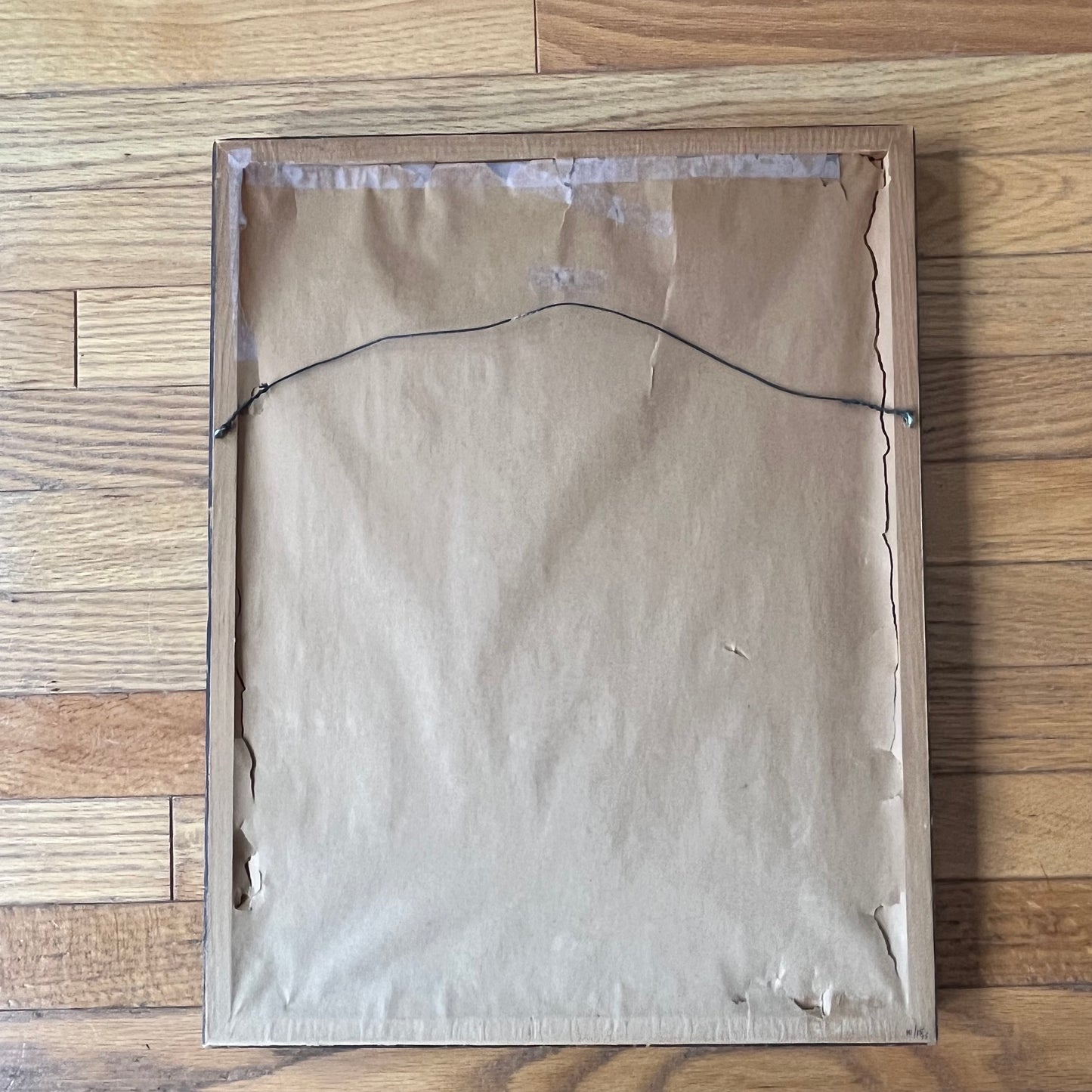 Vintage 70s Man & Woman Wool Needlepoint