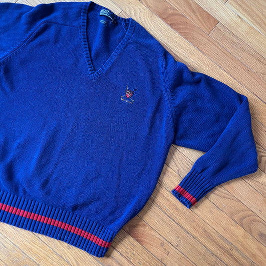 Vintage Polo Ralph Lauren 100% Cotton Knit Sweater XL