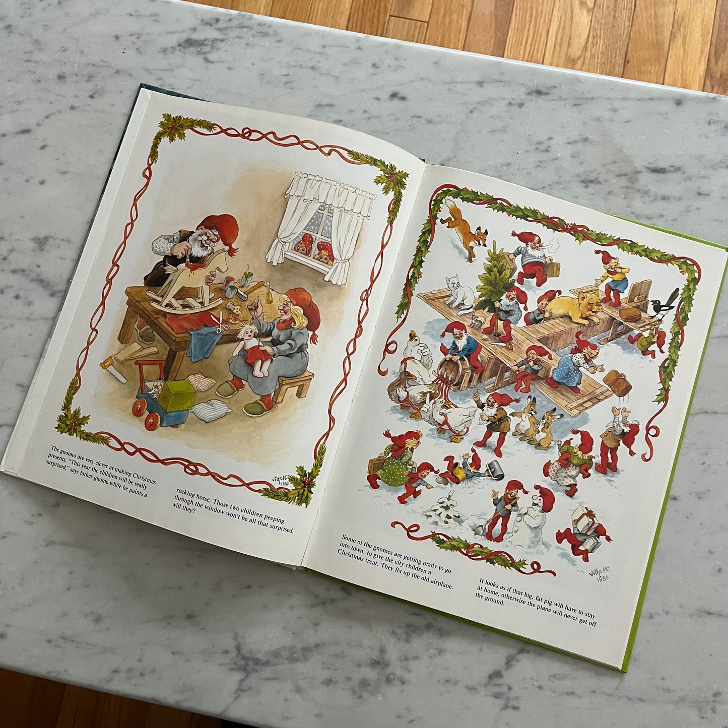 Vintage 1981 Vilhelm Hansen Christmas Wonderland Hardcover Book