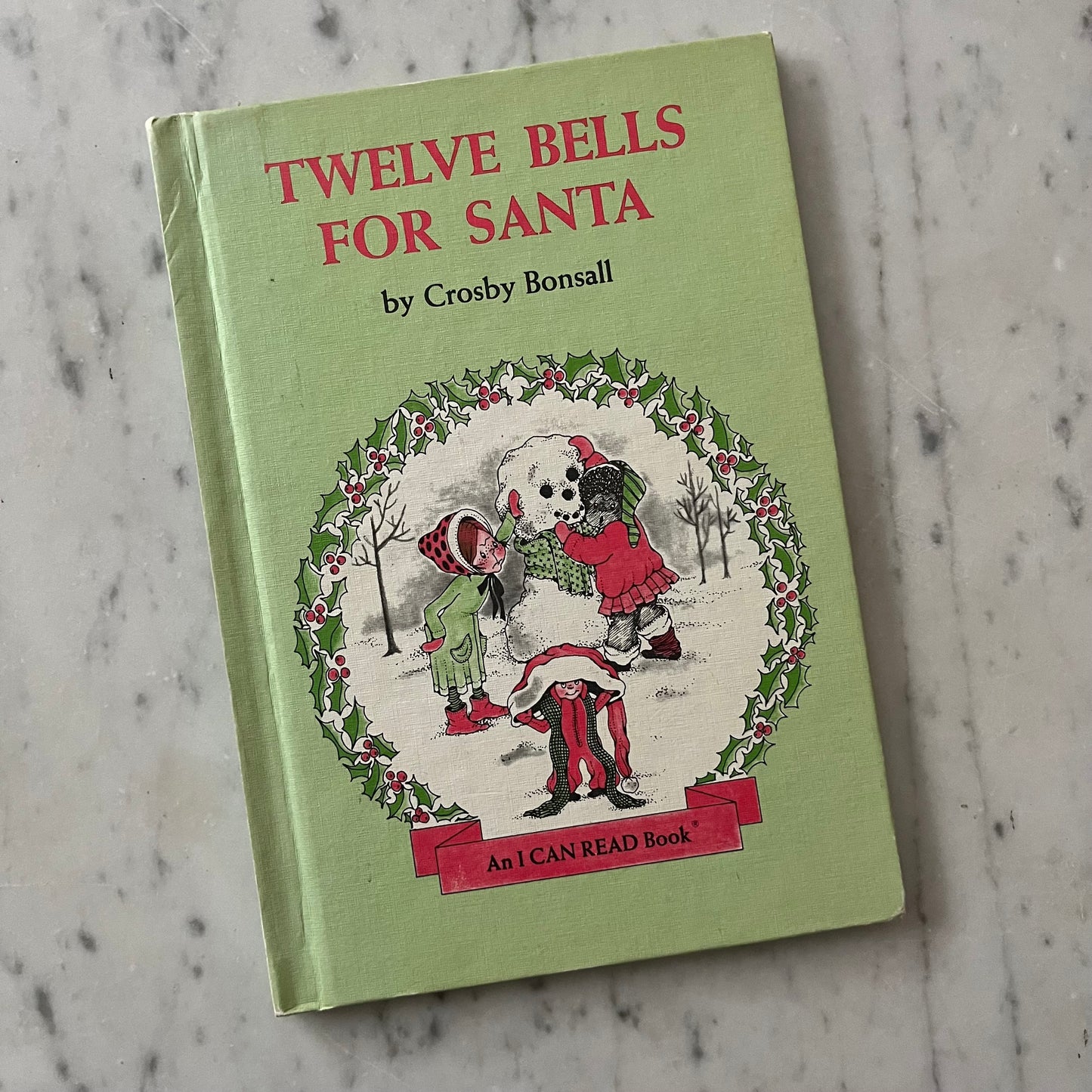 Vintage 1977 Twelve Bells for Santa by Crosby Bonsall Hardcover