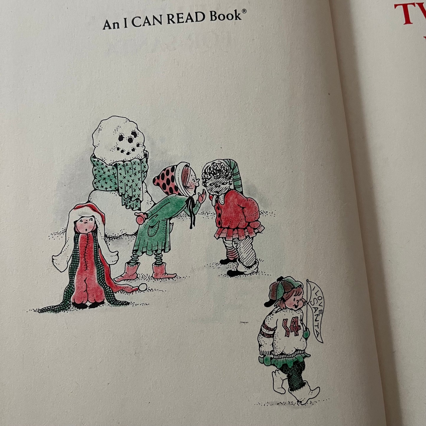 Vintage 1977 Twelve Bells for Santa by Crosby Bonsall Hardcover