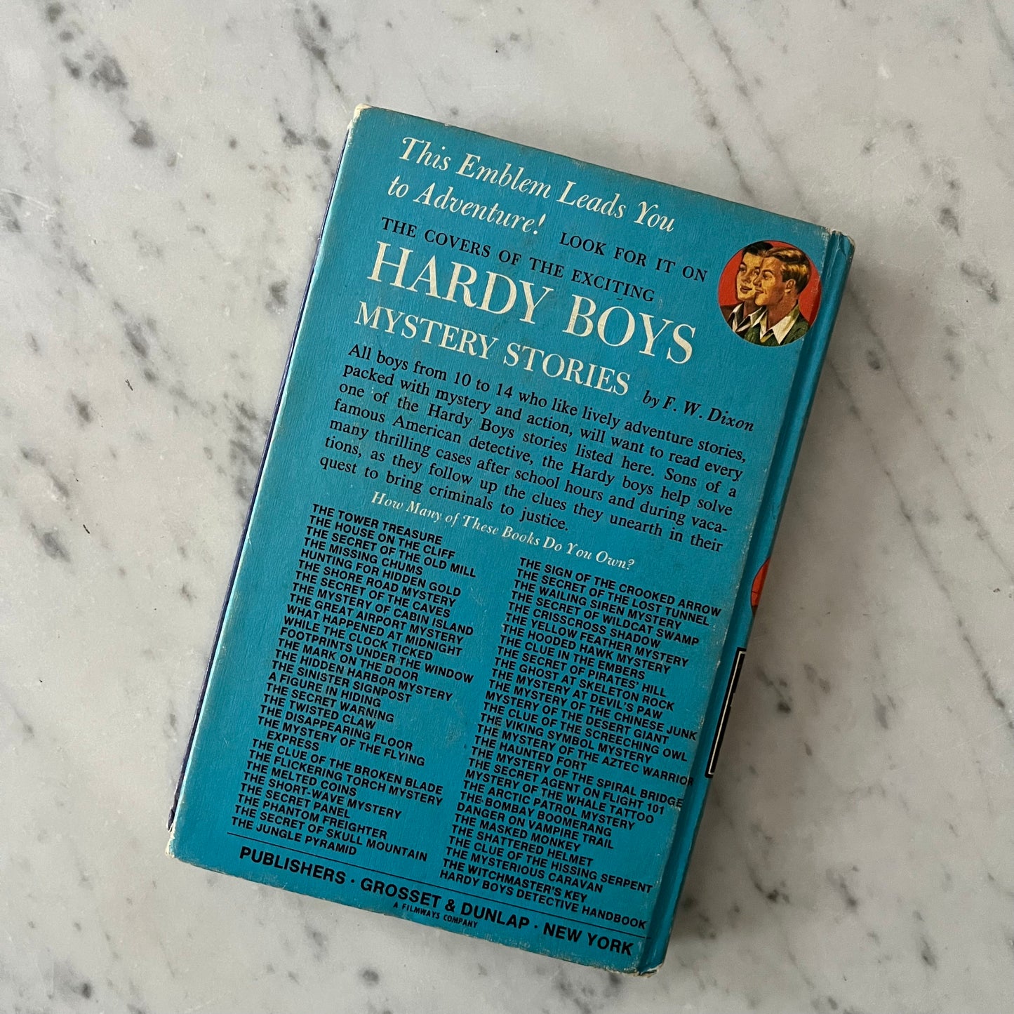 Vintage 1973 The Hardy Boys and The Shattered Helmet #52