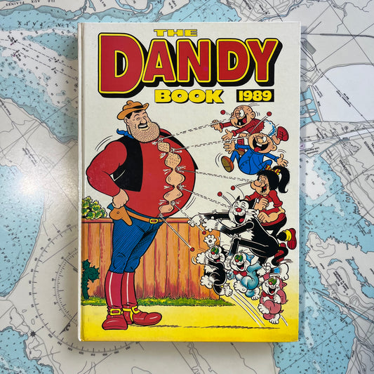 Vintage 1989 the Dandy Book Hardcover Comic