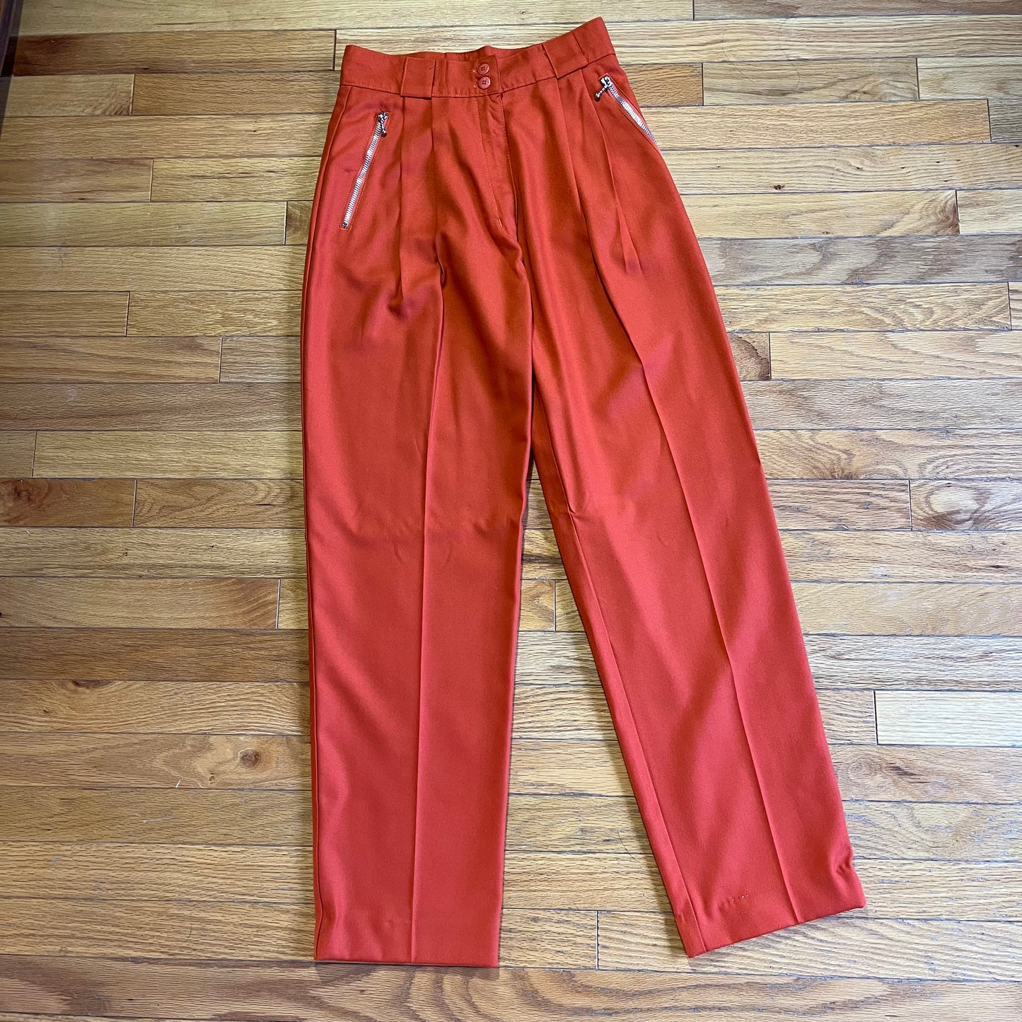 Vintage 90s Together! Orange Pleated Pants