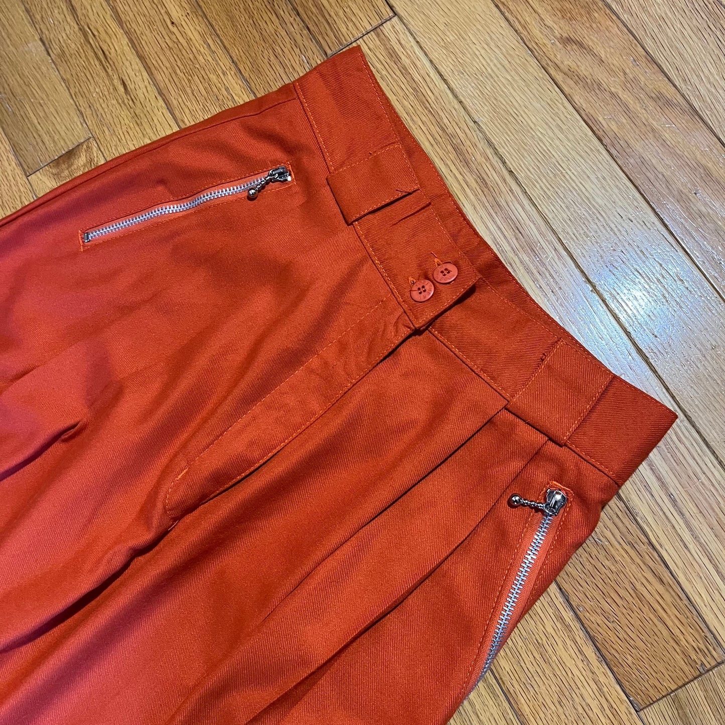 Vintage 90s Together! Orange Pleated Pants