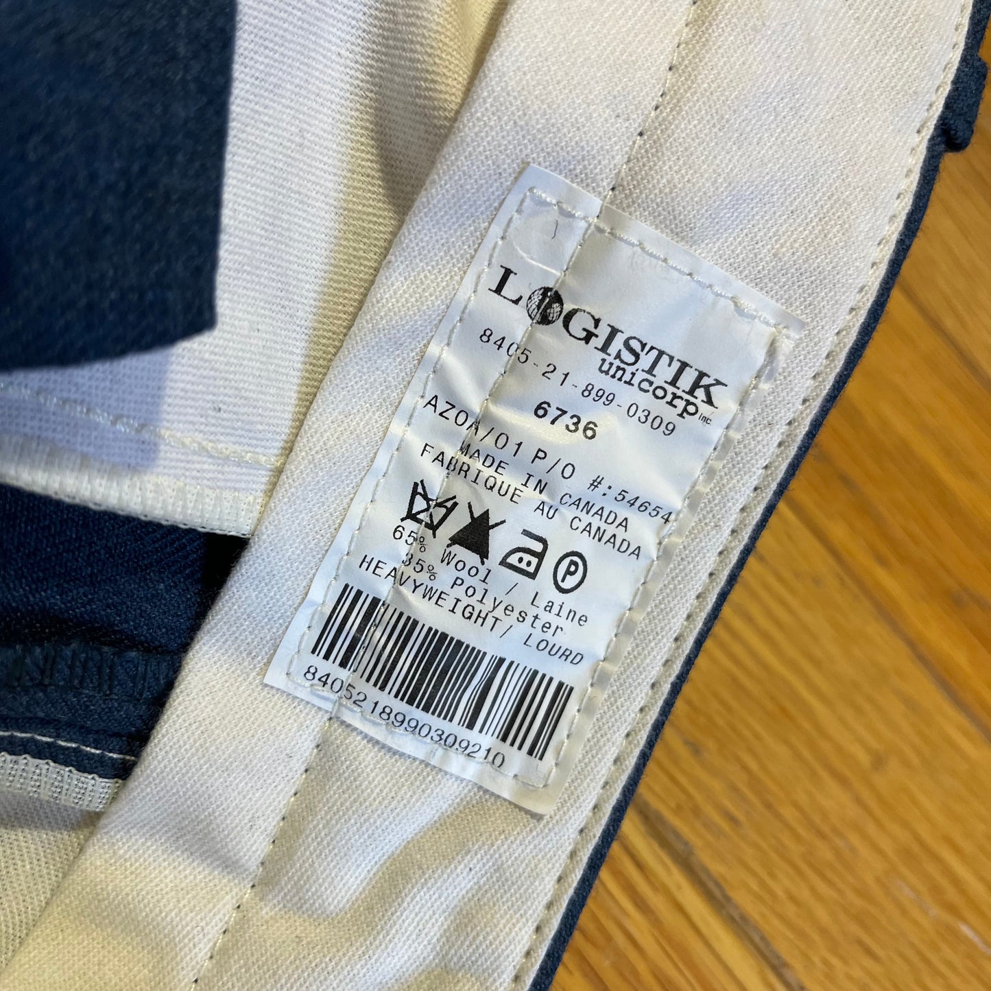 Vintage Logistik Navy Uniform Pants