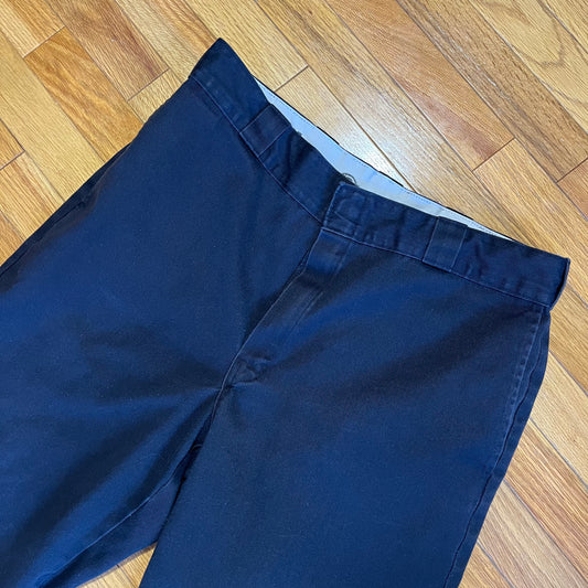 Vintage Dickies Black Wide Leg Uniform Pants