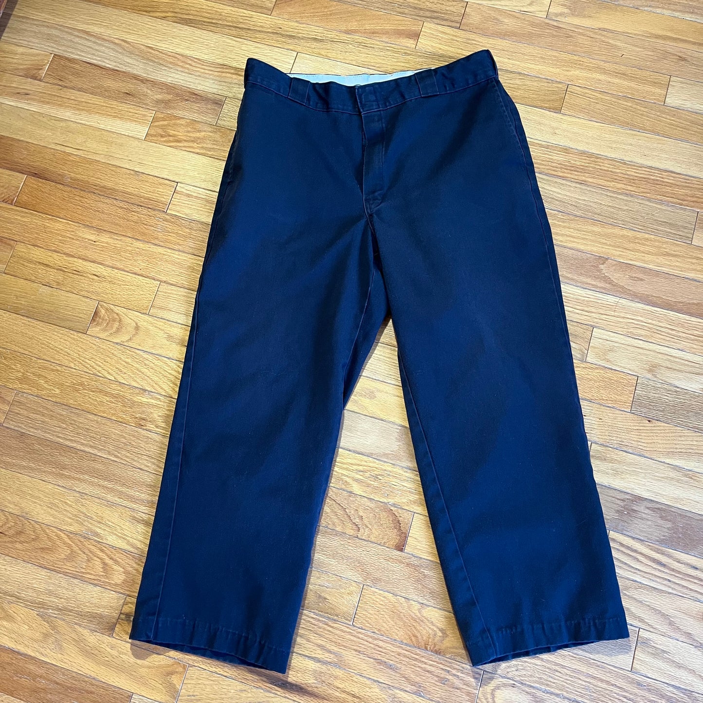 Vintage Dickies Black Wide Leg Uniform Pants