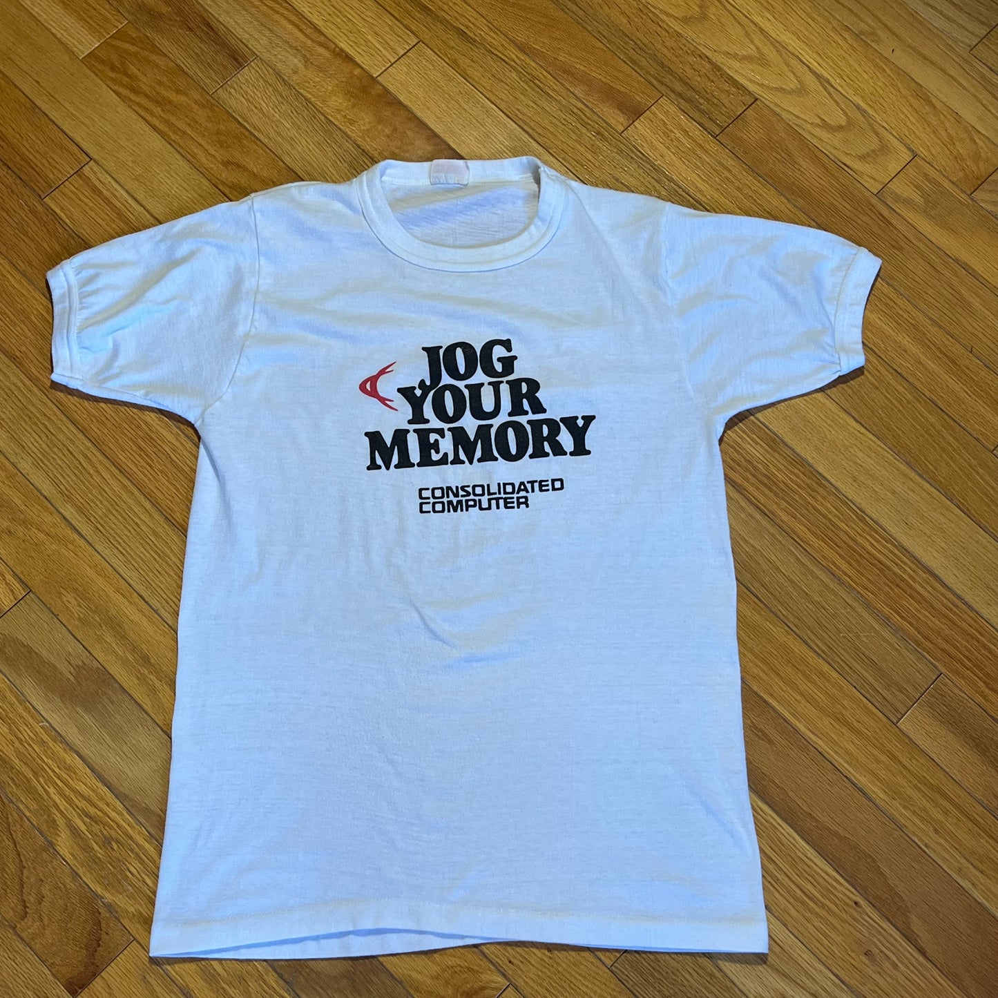 Vintage Single Stitch Jog Your Memory Computer Tee Shirt