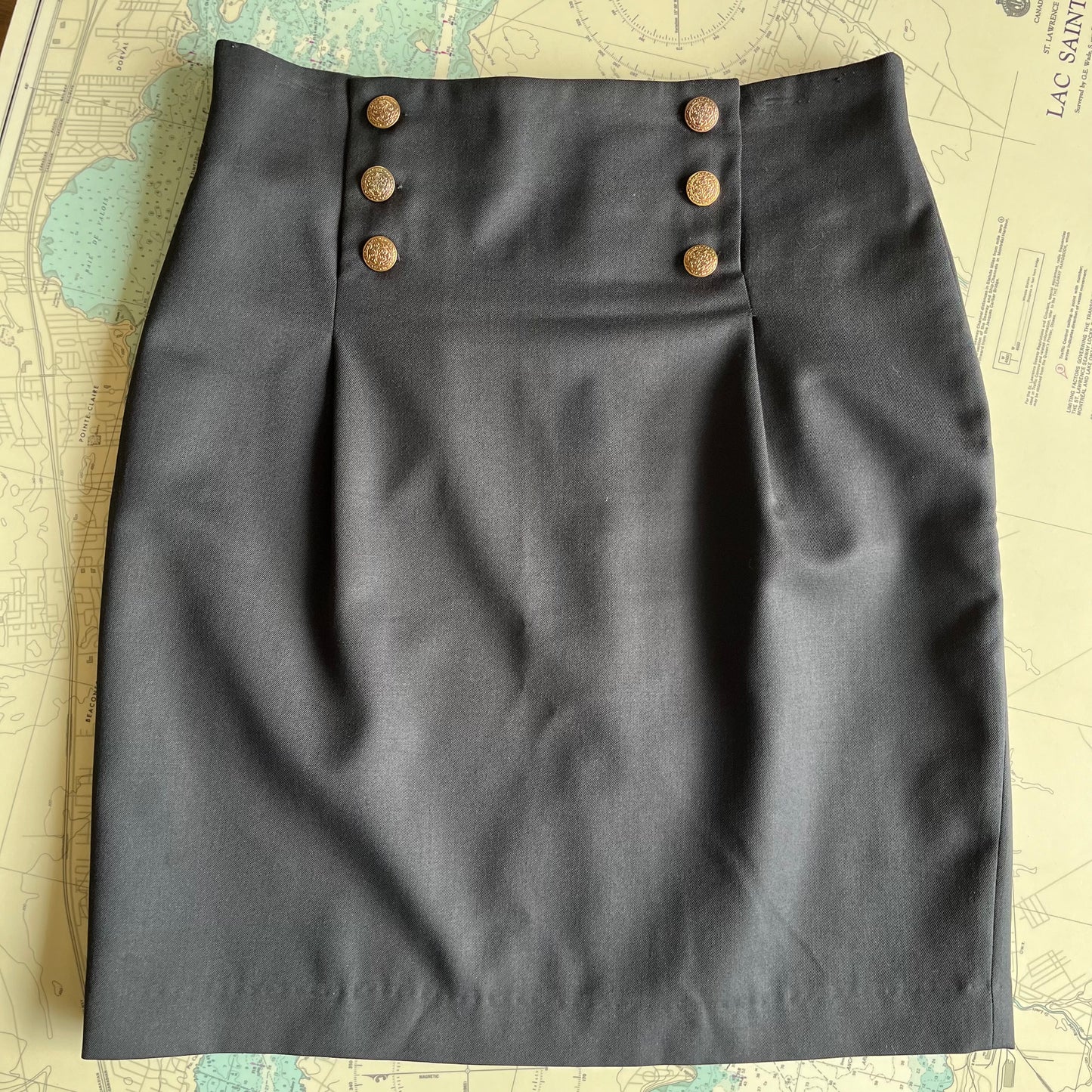 Vintage Anthony Saks Double Button Sailor Skirt