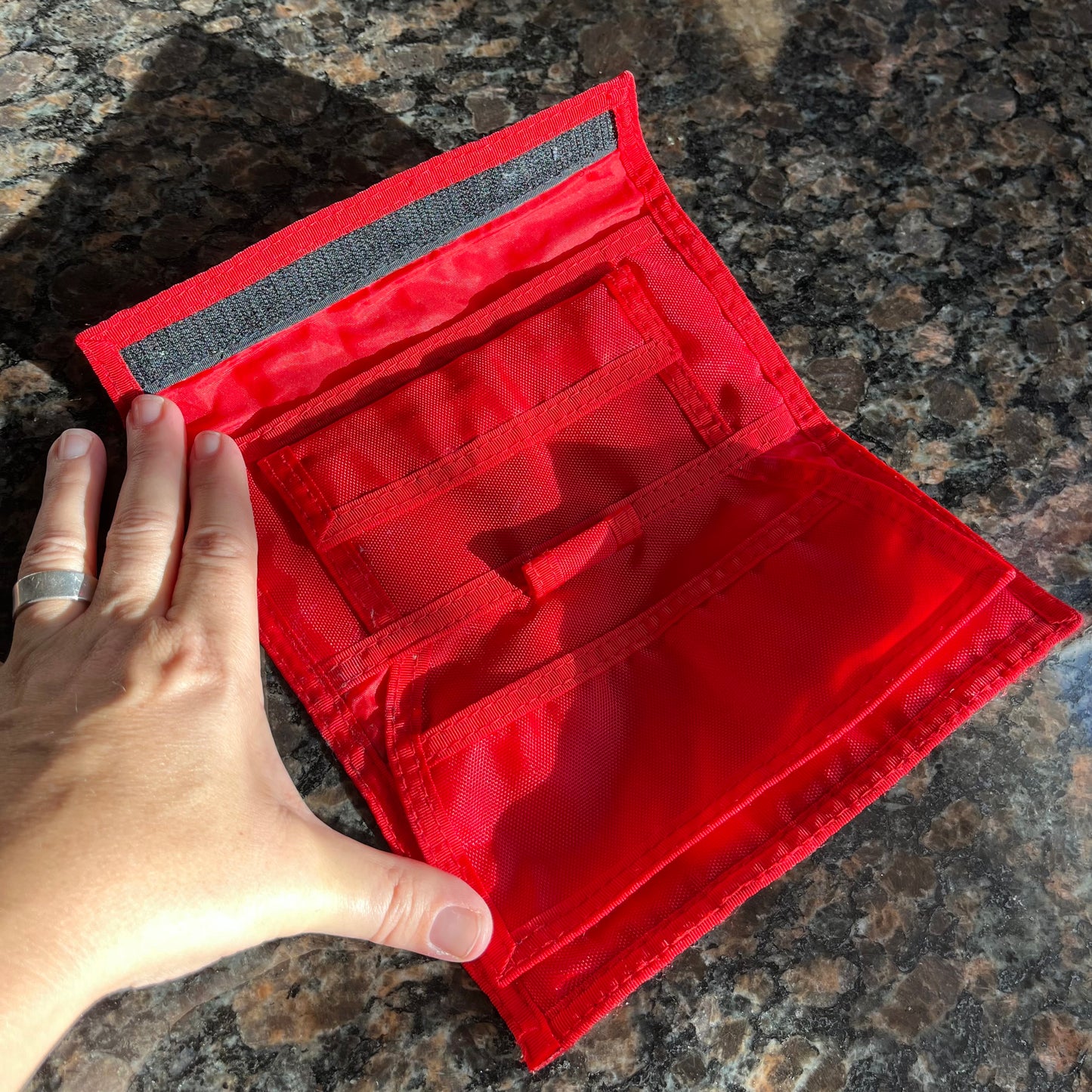 Vintage Rainbow Hook & Loop Wallet