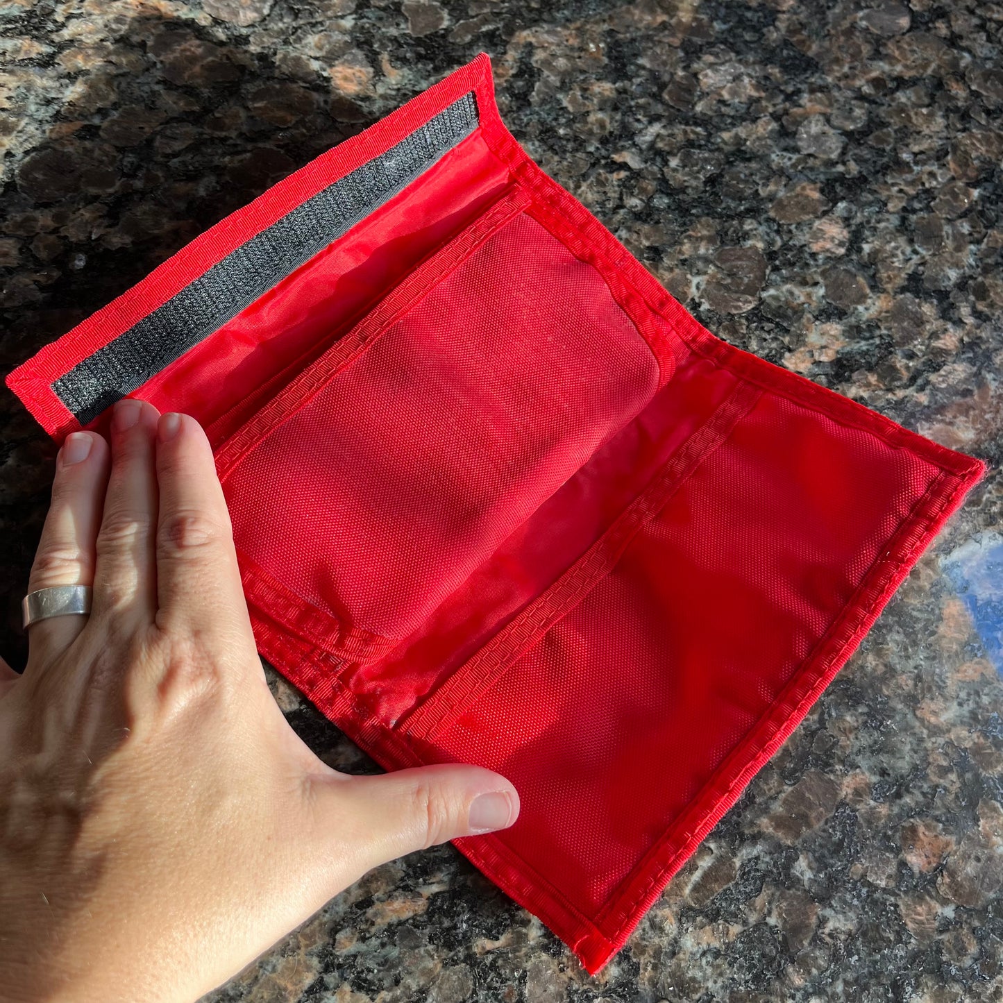 Vintage Rainbow Hook & Loop Wallet