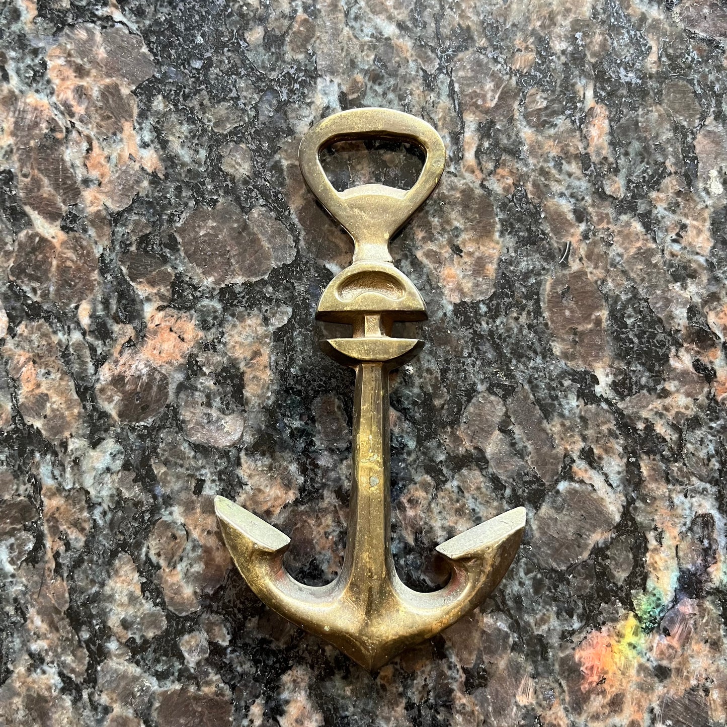 Vintage Brass Anchor Bottle Opener