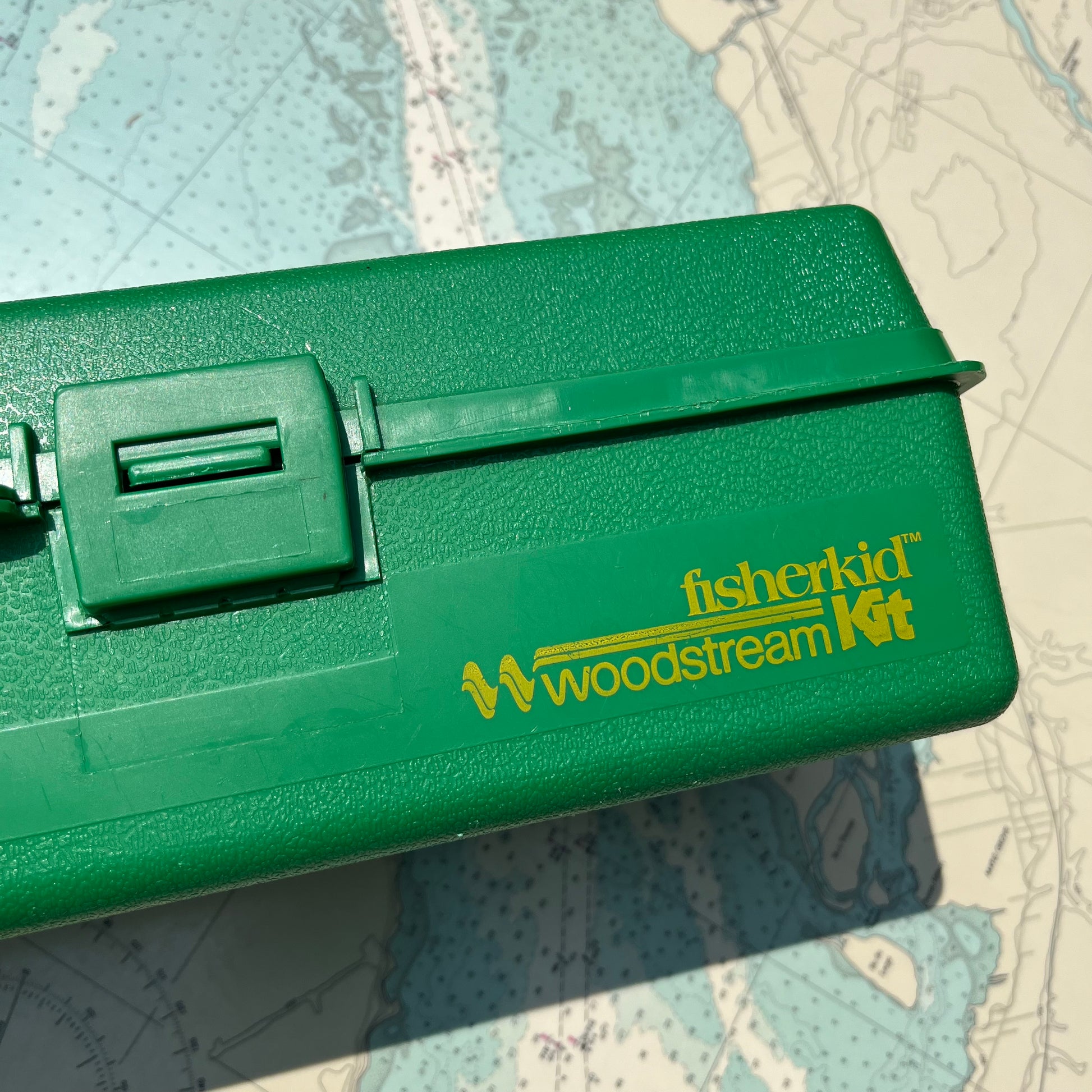 Vintage Green Fisherkid Woodstream Tackle Box Kit – Funk Yeah