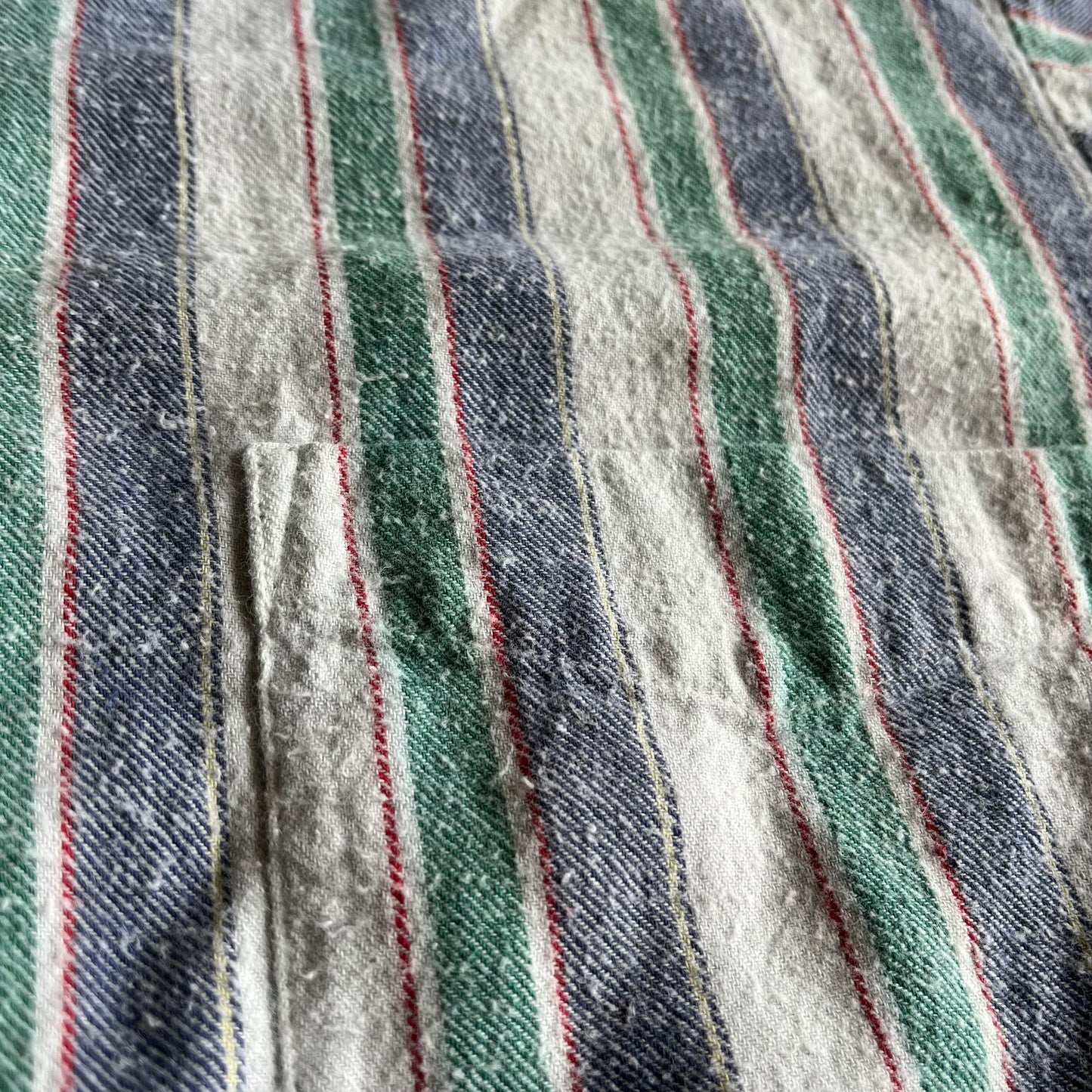 Vintage Van Heusen Vertical Stripe Flannel