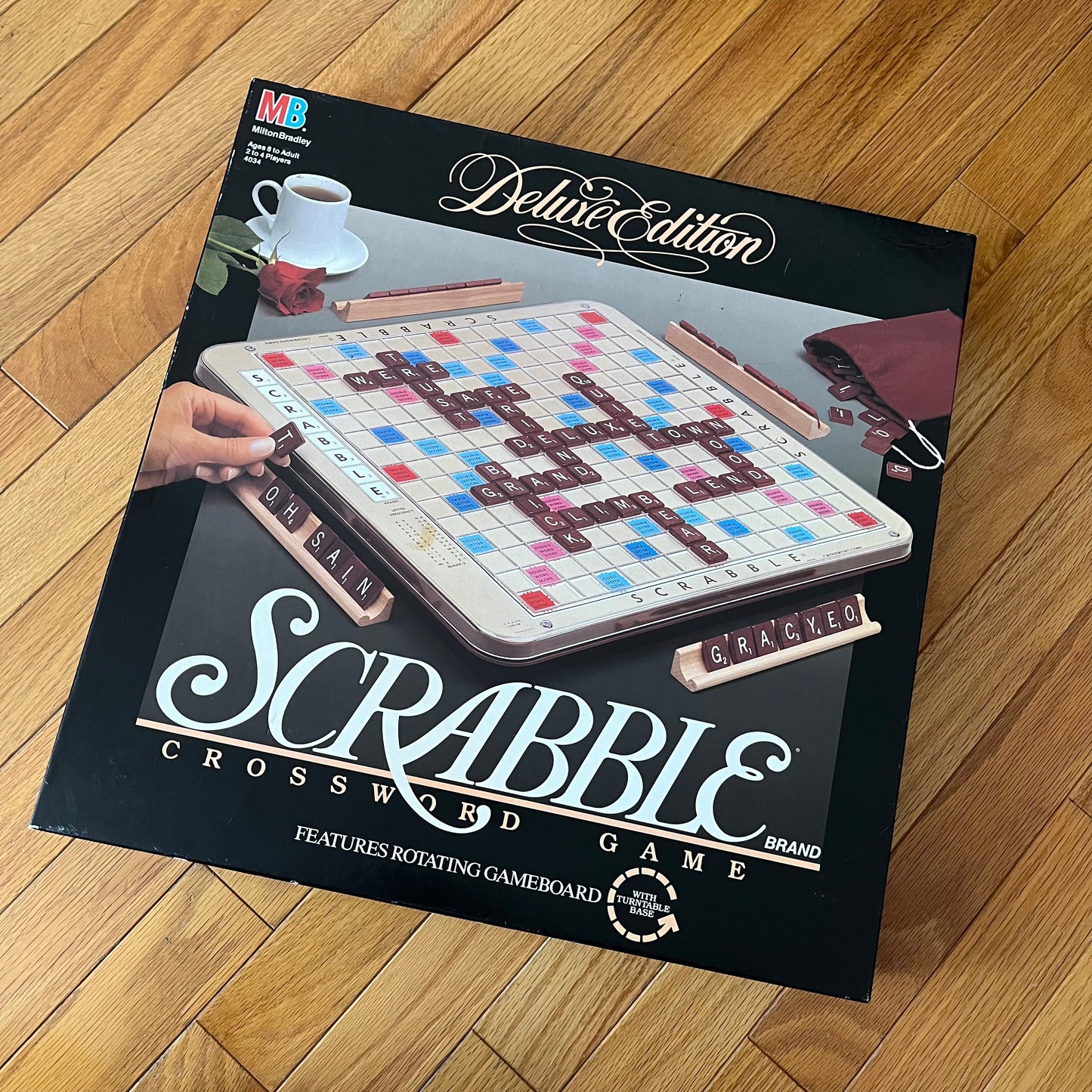 Vintage 80s Scrabble Deluxe Edition