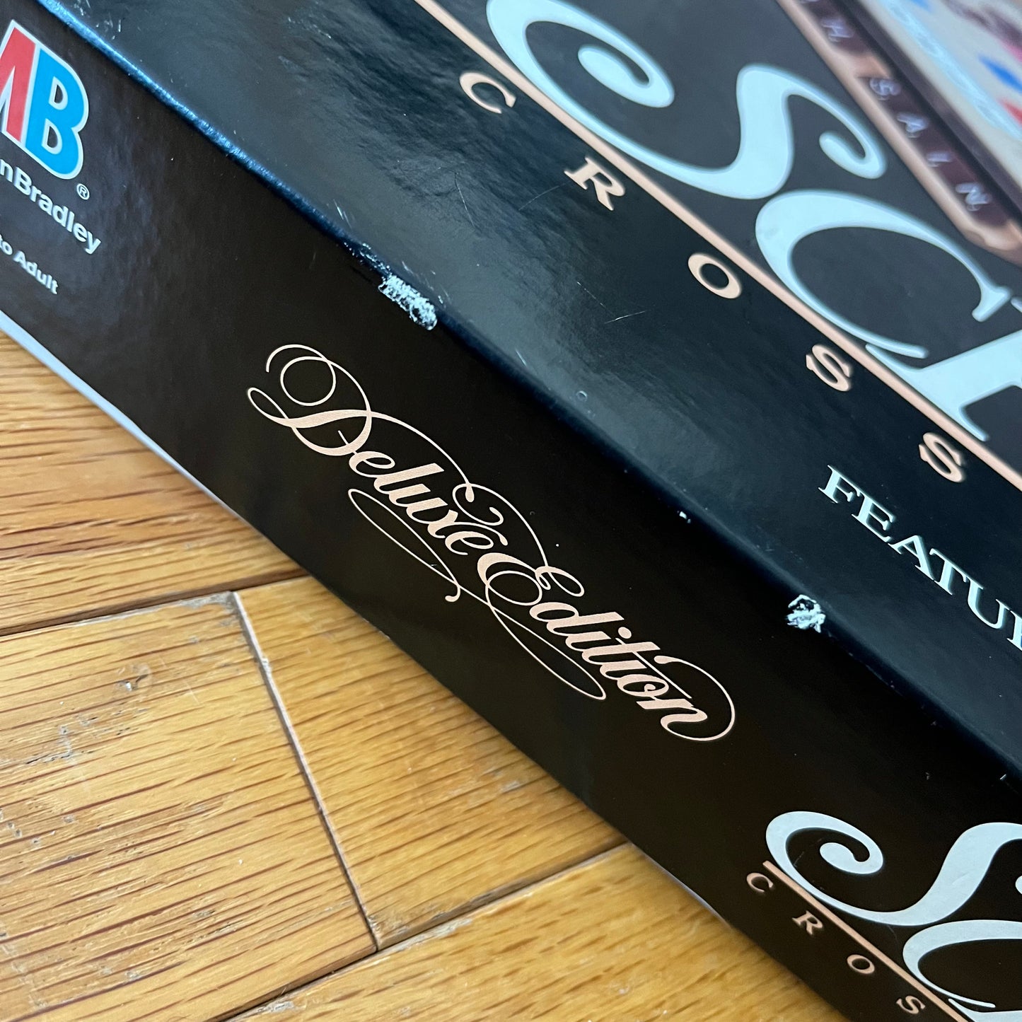 Vintage 80s Scrabble Deluxe Edition